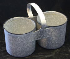 Alte Email Henkel Topfträger