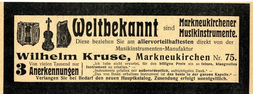 Wilhelm kruse markneukirchen - kruse,