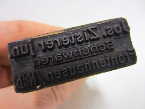 Reklame antiker stempel - antiker,