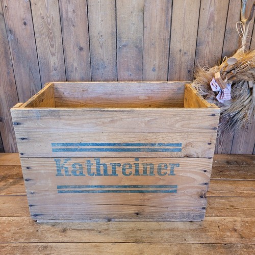 Alte holzkiste kathreiner - alte,