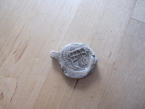 Antike tuchplombe ulm 1640 - antike, tuchplombe,
