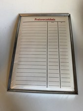 Vintage Preisverzeichnis