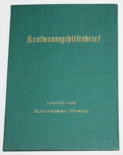 Kaufmannsgehilfenbrief