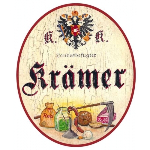 Krämer nostalgieschild - krämer,